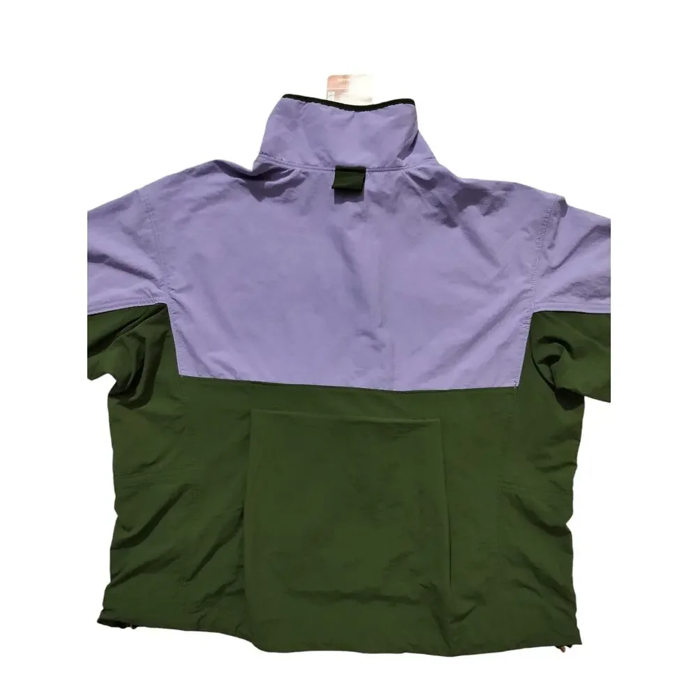 New Columbia Women's Deschutes Valley Green Purple Active Packable Jacket Size M - Picture 9 of 16